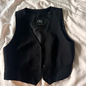 Zara Classic Black Vest